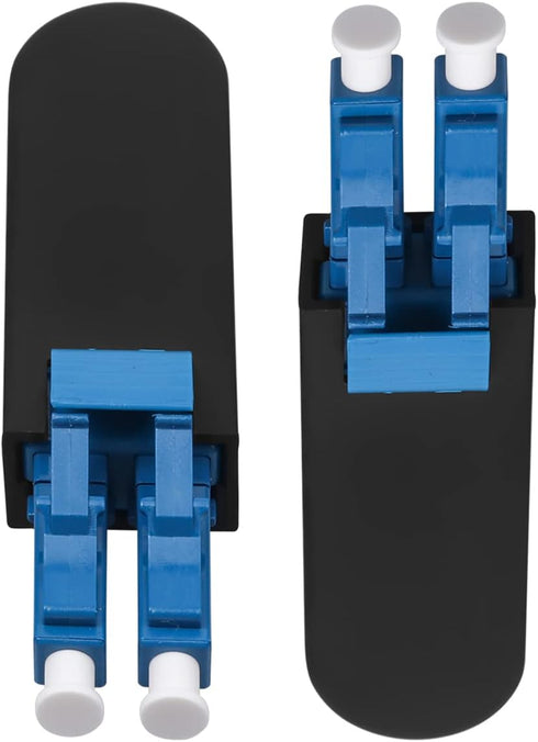 LC/UPC Fiber Optic Loopback Adapter, 9/125 Singlemode Test Adapter Connector, 8 Pack for Optical Cable Testing
