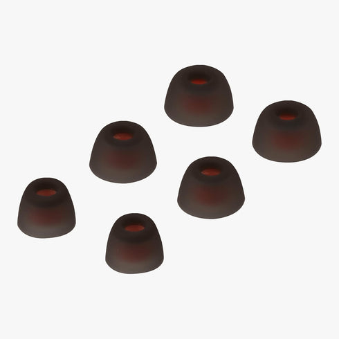 kwmobile Silicone Ear Tips for JBL Tune 230 NC TWS / T230NC - 6X Replacement Tips - Black