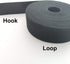 1 Inch x 20 ft Self Gripping Cable Straps - Hook and Loop Cord Organizer Ties for Fastening Wires (Black)