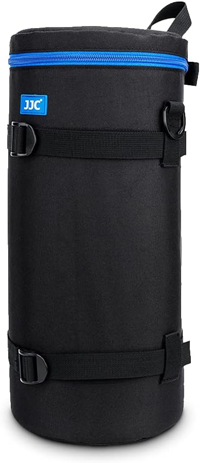 JJC Camera Lens Pouch Case for Sony FE 200-600mm, Nikon Z 600mm & 180-600mm Lens, Zipper Polyester Bag