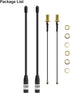 MakerHawk 915MHz 10dBi 17cm (2 Pack) Antenna Gain for Meshtastic LoRa Long Range Soft Whip Antenna, Omni SMA Male Black