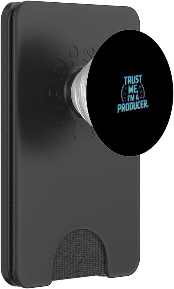 Music Producer Audio Engineer DJ Studio Trust Me Im A Producer Music Studio Vibes PopSockets PopWallet for MagSafe
