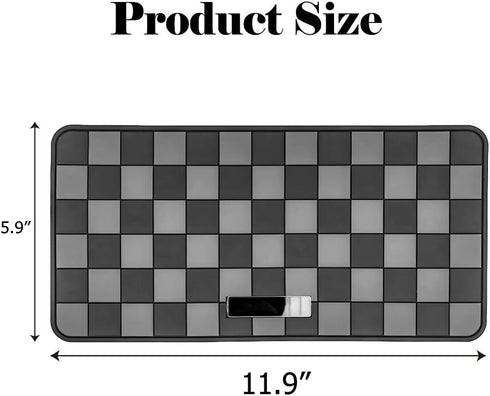 Anti Slip Car Dashboard Pad, Automotive Interior Accessories,PVC Car Dash Gripping Mat Suitable for Placing Mobile