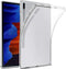 Zeking Transparent Case for Samsung Galaxy Tab S7 Plus/Tab S7 FE 5G/T975/T970, Ultra Slim Thin TPU Rubber Soft Skin