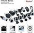 CNLINKO RJ45 Ethernet Industrial Connector, Male Plug & Female Panel Mount Socket Jack, Outdoor Waterproof IP67, Metal