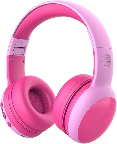 gorsun Bluetooth Kids Headphones with Microphone, 85dB Volume Limited Hearing Protection, Stereo Over-Ear Headphones