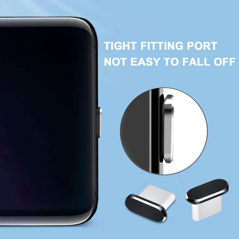 USB C Dust Plug Cover for Phone USB Type C Charging Port, Anti Dust Protection Kit