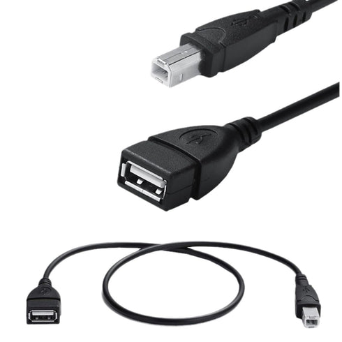 Herfair USB A to USB B Adapter Cable 2.0 Converter Cord for Printer/Scanner/Fax Machine