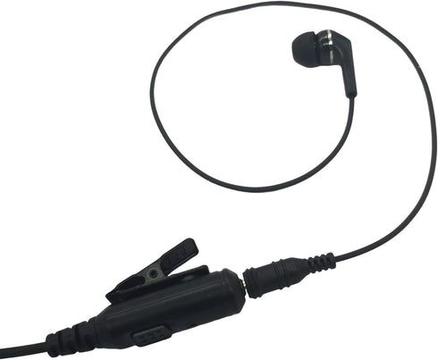 1 Pin Ptt Surveillance Headset, Acoustic Tube Radio Earpiece for Cobra Microtalk Walkie Talkie Models