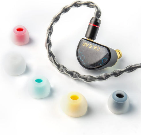 5 Pairs KBEAR 07 Ear Tips, KINBOOFI Silicone Eartips for KZ ZST ZS10 PRO AS10 ZSN ZSN PRO X Wired Headphone