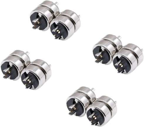 KFAREJGOAE 10 2 8mm Pieces Magnet Male Female Pin Magnetic Cable Magnetic LED Light Power Socket Terminal Accessories