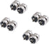 KFAREJGOAE 10 2 8mm Pieces Magnet Male Female Pin Magnetic Cable Magnetic LED Light Power Socket Terminal Accessories