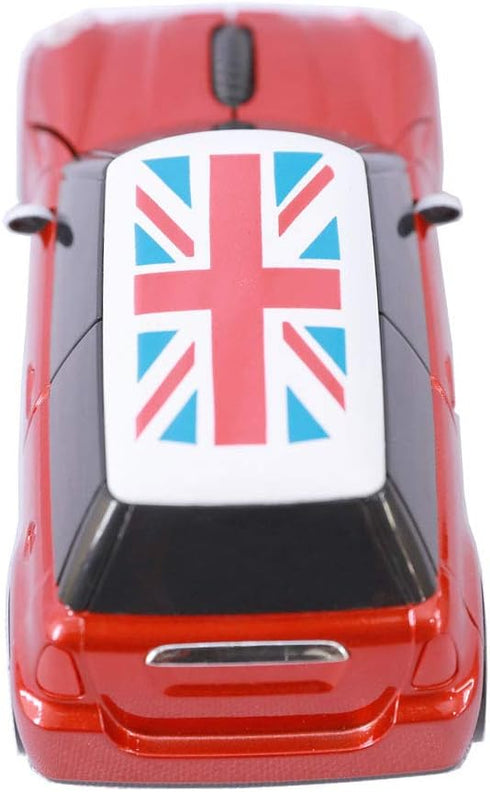 Super Cute Wireless Car Mouse, USB Optical Gaming Mice with Mini Receiver for Notebook and PC