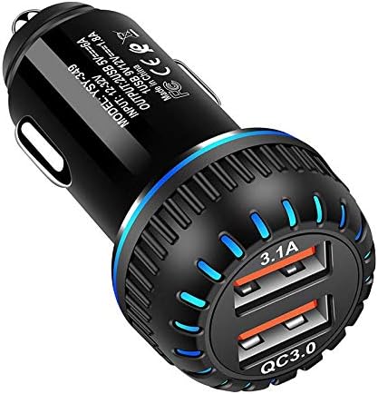 BoxWave Car Charger for LG V60 ThinQ 5G, Wireless Charging Auto Mount, Qi Car Charger Stand, Black
