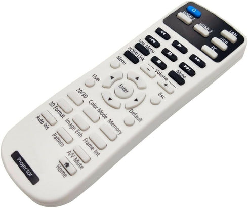 Replacement Projector Remote Control 2181830 for Epson Home Cinema 2100 2150, EH-TW5400 EH-TW5600 EH-TW5650