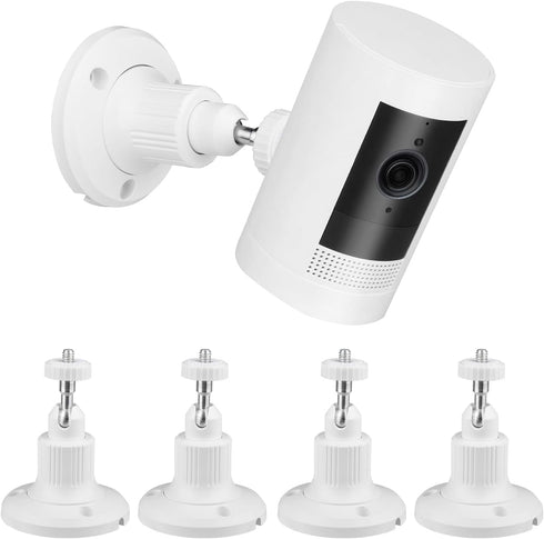 Wall Mount for Ring Stick Up Cam Wired/Battery and Indoor Cam HD (1st Gen), 360 Degree Adjustable Bracket