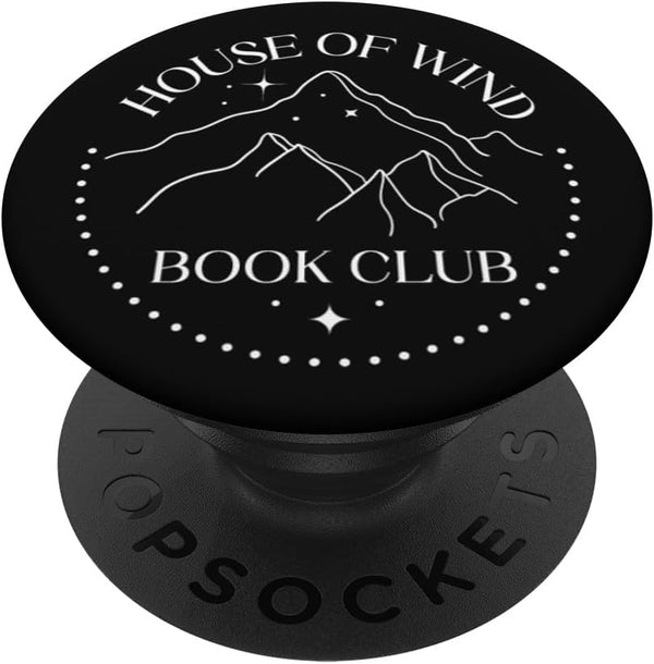 House Of Wind Book Club Lovers Unique Artistic PopSockets Standard PopGrip for Avid Readers