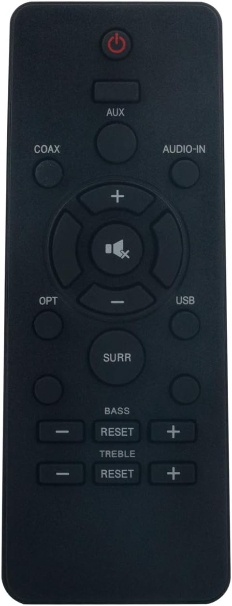 Replacement Remote Control 996510059695 for Philips Soundbar HTL2101 HTL2101A HTL2151 HTL2101/F7 HTL2101A/F7