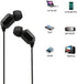 YOCUNKER 3.5mm Wired Earphone, in-Ear Earbuds, High Sound Quality, 3 Meter Length Cord, No Microphone, Black