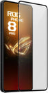 2Pcs Full Coverage Silk Anti-Scratch Tempered Glass Screen Protector for Rog Phone 8/8 PRO 6.78" Black