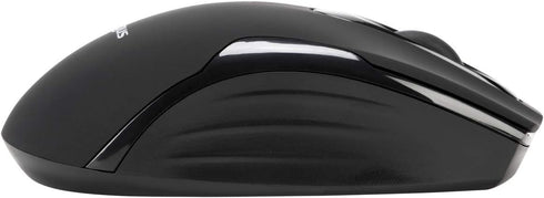 2.5-Foot (AMU75US) Targus Compact Mouse with Blue Trace Technology for Tracking and Retractable USB Cord, Black