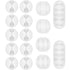 Shintop 16 Pack White Cable Clips, Adhesive Cord Holder for Organizing Phones, Chargers, Desk, Nightstand, Car
