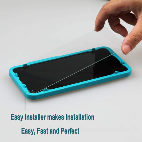 Ibywind Screen Protector for Xiaomi 11 Lite 5G NE/Mi 11 Lite 5G/4G with 2Pcs Tempered Glass, 1Pc Camera Lens Protector,