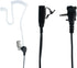 Vx-261 Earpiece Headset with Mic for Motorola Vertex Standard VX-231, VX-351 Walkie Talkie 2 Way Radio - Black