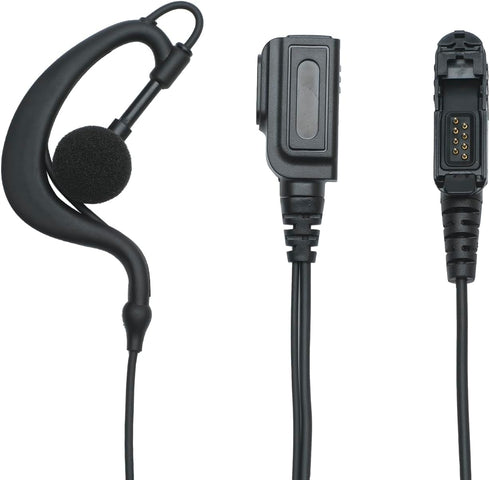 XPR3500e Earpiece Headset with Mic PTT for Motorola Walkie Talkie, Models XPR3500, XPR3000, XPR3300