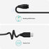 TUSITA USB-C Plug Charging/Data Cable (1M, 2-Pack) - Compatible with Garmin Watch