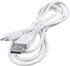 FITE ON 5ft S-100 White Micro USB Power Charging Cord Cable Lead Compatible with Sound Oasis White Noise Machine
