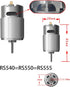 12V 18V 20V 24V 2PCS (12VRS550 40000RPM) JRRXM Pair of Fast Drive Motor High Speed Engine for Kid's Power Wheels Ride