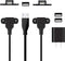 QiCheng&LYS 5ft USB 2.0 Male to Dual Female Charging Extension Cable for Nightstand, Sofa, EV Charging (2 pcs + Adapter)