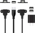 QiCheng&LYS 5ft USB 2.0 Male to Dual Female Charging Extension Cable for Nightstand, Sofa, EV Charging (2 pcs + Adapter)