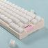 Sumgsn SA Profile Keycaps, 142 Keys PBT Doubleshot Keycaps Set, White Jade, Fit for 61/64/87/104/108 Cherry MX
