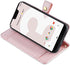 Asuwish Phone Case for Google Pixel 3 XL, Rose Gold Zipper Leather Wallet Cover with Screen Protector, Flip Stand,
