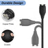 Charger for Garmin Fenix 7 7X 7S, Fenix 6 6X 6S Pro, Fenix 5 5X 5S, Replacement USB Charging Cable with Yellow Dust