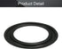 Fielect 2Pcs 3.5inch Foam Speaker Edge Surround Rings Replacement Kit for Speaker Repair, Black