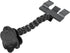 Dpofirs Flexible Pet Selfie Stick with Flower Clamp for Cats and Dogs - Adjustable Phone Bracket (Black)
