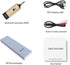 Aluminum Mini Bluetooth Transmitter with 3.5mm Male Jack for TV/MP3/PC/PS4, Wireless Sender and Adapter