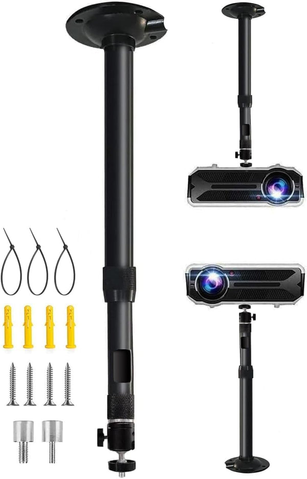 2-Be-Best Projector Mount 360 Rotatable Projector Ceiling Mount Length 16 to 25.6 in