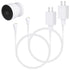 2Pack Power Adapter Compatible with Google Nest Cam Outdoor/Indoor, 6.5ft Weatherproof Charger Cable for Continuous