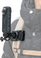 Rugvis 360 Rotation Magnetic Backpack Clip Mount, Quick Release Shoulder Strap Clip Holder