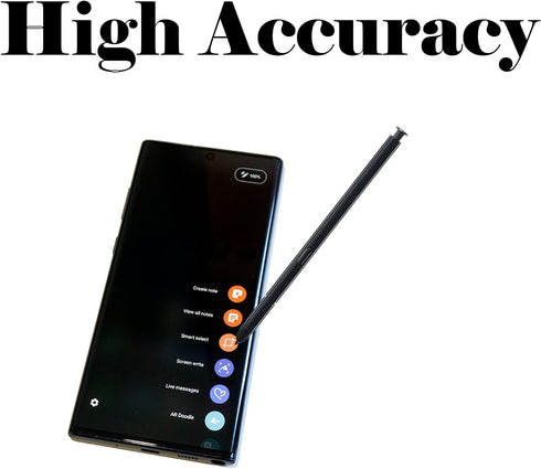2 Pack Black Galaxy Note 10 Plus Pen for Samsung Galaxy Note 10 5G, Touch Screen Stylus Pen Replacement Parts for Note