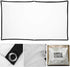 VQM 50" 89" (100 Inch) x Holographic Rear Projection Screen - Foldable Portable Anti Wrinkle Double Sided Video