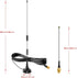 slinkdsco 915MHz ESP32 V3 915MHz 10cm (2 Sets), Meshtastic Long Range Lora Enhanced Magnetic Base Antenna with SMA Male