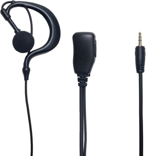 Walkie Talkie Headset with Mic PTT G Shape Headset Compatible with Cobra Microtalk PX650 Cxt195 Cx112 PX655 ACXT1035r ACXT145 ACXT545 RX385 RX685 Two Way Radio 2Pack