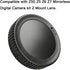 Camera Body Cap & Rear Lens Cap Cover Compatible for Nikon Z8 Z9 Z7II Z6II Z7 Z6 Z5 Z50 Camera kit Z Mount Lens (2 Pack)