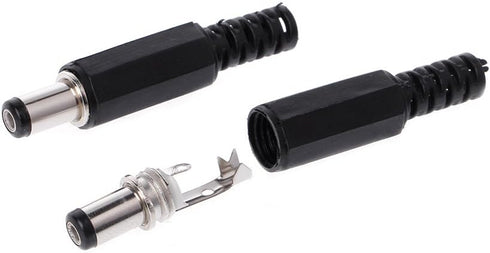 Hisocute 5 5.5mm 2.1mm Connector+5 Pcs X Male for Power Plug Pcs Screw Lock Female Banana Cable Connector Plug Screw