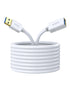 USB 3.0 Extension Cable, 3 ft White, Male to Female for USB Devices, Flash Drive, Card Reader, Printer